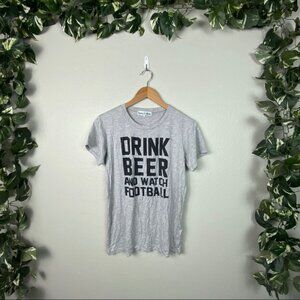 Twine & Stark Buckle Drinking Graphic Short Sleeve Shirt NWT Women’s Size XS